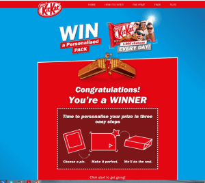KitKat campaign hot off the digital press