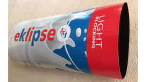 Light-blocking label film made to extend shelf life