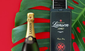The champagne box that doubles as a music player