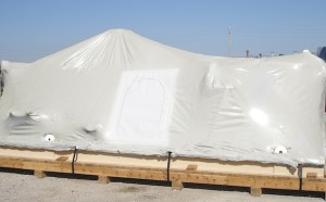 The shrink wrap impervious to anything nature can inflict