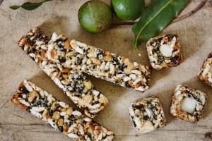 Mind Food Bars, Miso Caramel Cookies, and Macci Ice Cream scoop macadamia innovation prizes
