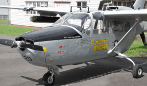 Cessna Skymaster takes to the skies