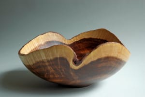 Turning a natural edged bowl