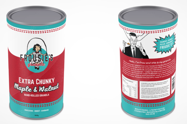 Granola design reflects post-war era