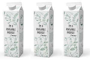 World first: Tetra Pak's carton from 100% plant-based renewable materials