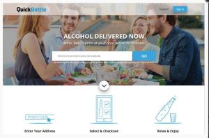 Chilled drinks delivered to the door