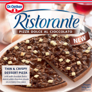 Dessert pizza hits the freezer