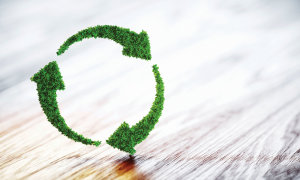 The AIP builds recycling awareness through tours and survey