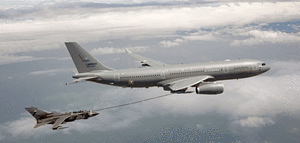 Airbus Military tanker for RAF performs first contacts with Tornado 
