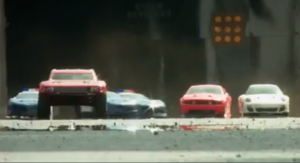 Intense R/C car chase