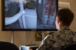 Navy simulation - From ship to shore