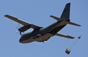RAAF carries out first C-27J air drop trials