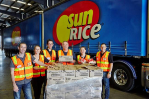 Growers send 96 tonnes of rice to hungry Aussies