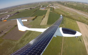 Two-seat Solar Plane Flies in Italy