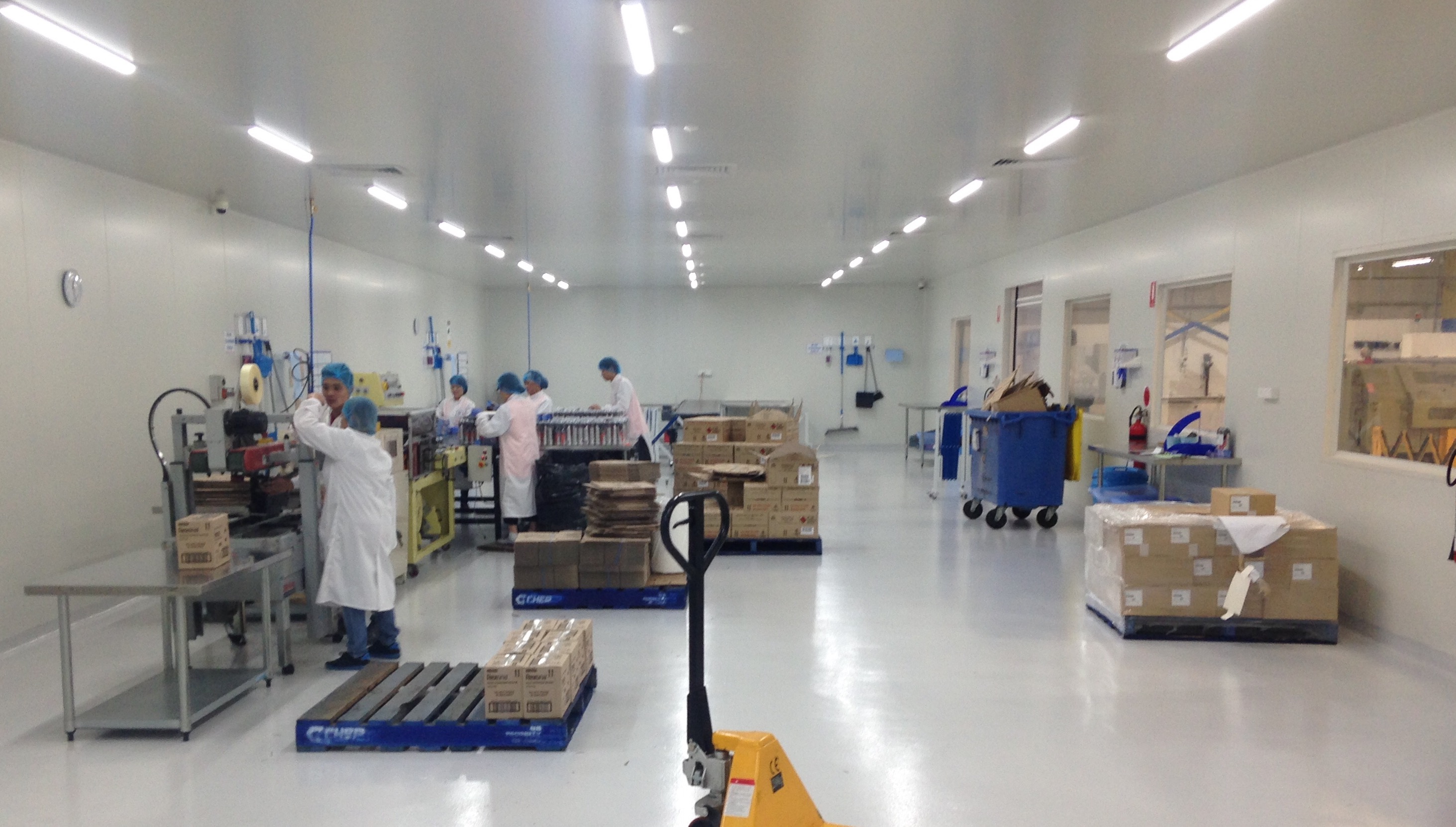 Multipack adds TGA-approved clean room