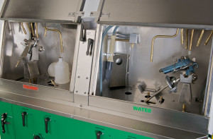 Unic's shiny new spray gun cleaners 