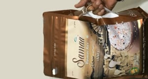 Rice zipper bag goes against the grain