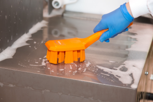 Resin replaced with food-grade brushware