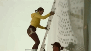 Volvo's tightrope truck stunt