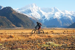 Mountain Biking the Alps 2 Ocean Trail, New Zealand