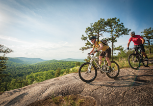 Mountain Biking in Western North Carolina, USA