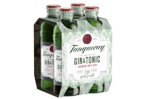 Gin and tonic pre-mix brings the bar home