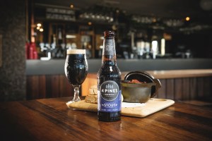 Space beer bottle set for take-off