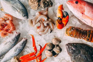 Seafood and eat it