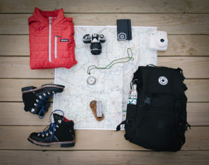 Modern day hiking essentials