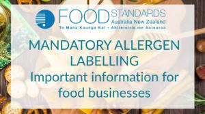 Food standards body cracks down on allergen labelling