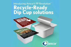 Amcor adds recycle-ready PP dip cups