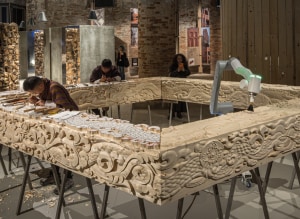 The robot carver: Assistant or master?