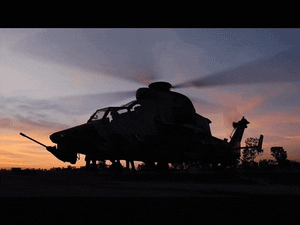 The sun sets on ARH Tiger