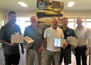 RAIN HOLDS OFF FOR ASGA GOLF