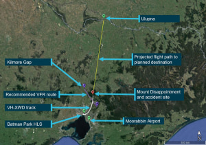 Pilots chose Inappropriate Path in Mount Disappointment Crash: ATSB