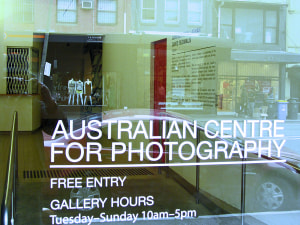 Australian Centre for Photography to shutter doors