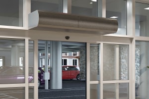 Air curtain purification 