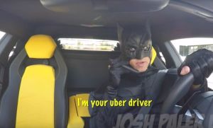 Batman's now an Uber driver 