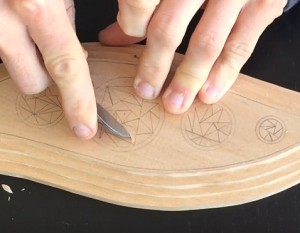 Carving a wall art piece with Bern Mercader
