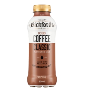 Ready to make and ready to drink with Bickford's