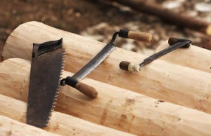 The Birth Of A Wooden House