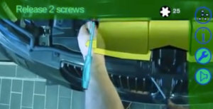 BMW augmented reality repair video