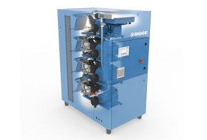Scroll compressors for sensitive work environments