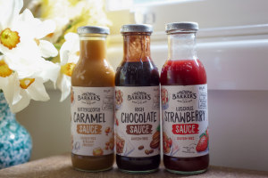 Barker's adds dessert sauces to pantry staples