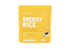 Black brekky rice with honey and cinnamon