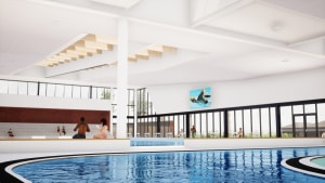First zero emissions aquatic centre 