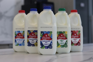 Brownes redesign white milk packaging