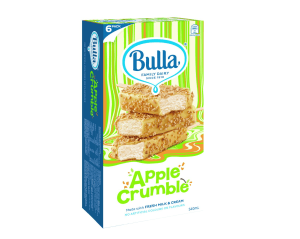 Bulla spoons out some crumble