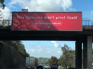 CACTUS OUTDOOR CAMPAIGN PROVING POWER OF PRINT