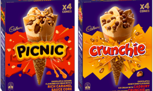 Mondelez and Bulla collaborate on choccy bar-inspired cones